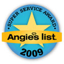 Angies List Super Service Award, 2009